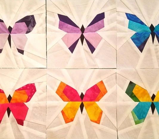 Butterfly Charm Blocks Pattern