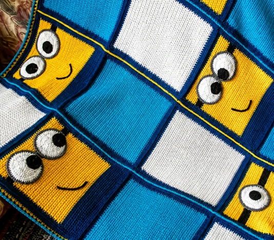 Minion Blanket Free Pattern