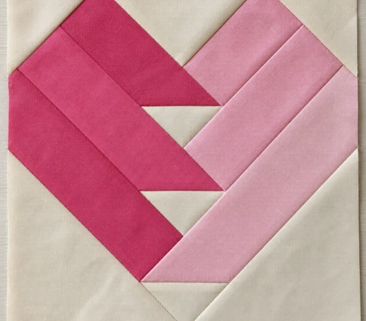 Scrappy Heart Block Free Tutorial