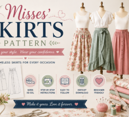 Misses’ Skirts Pattern Instructions