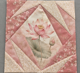 Twisted Picture Frame Quilt Block Pattern