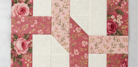 Loop the Loop Quilt Block Free Pattern