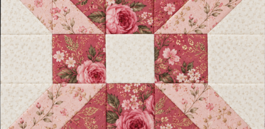3D Bars Quilt Block Pattern