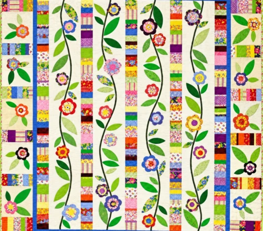 Flowering Vines Quilt Pattern