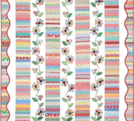 Scrappy Flower Garden Quilt Pattern