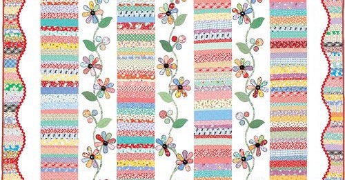 Scrappy Flower Garden Quilt Pattern
